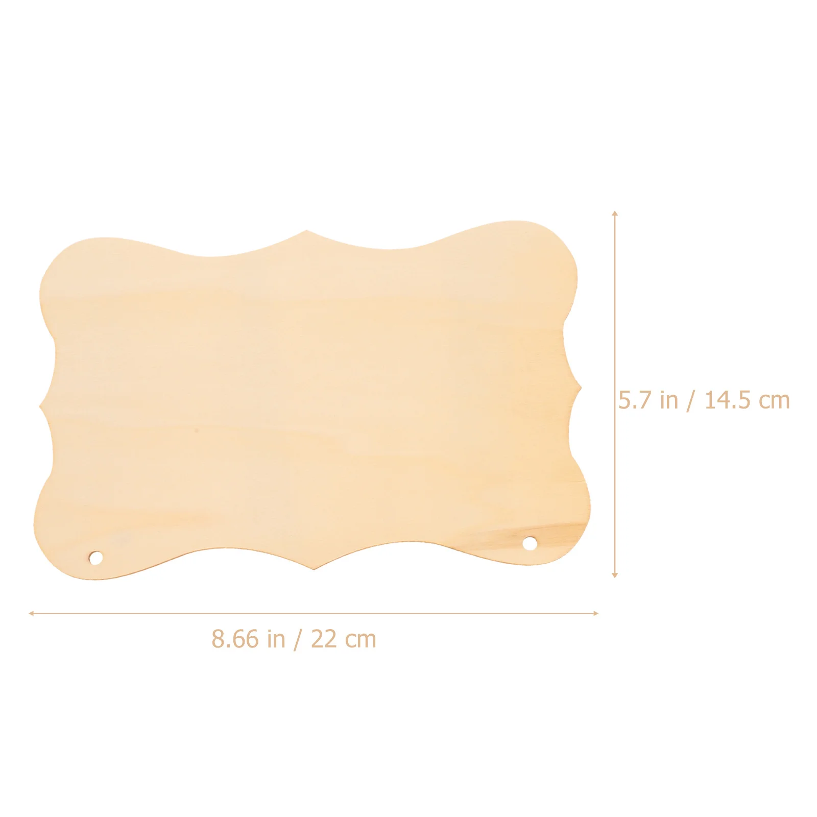 

2pcs Wooden Sign Plaque Blank Plate for DIY Painting Wedding Decoration Garden Cafe Shop Decor Rectangle Plaques Smooth Natural