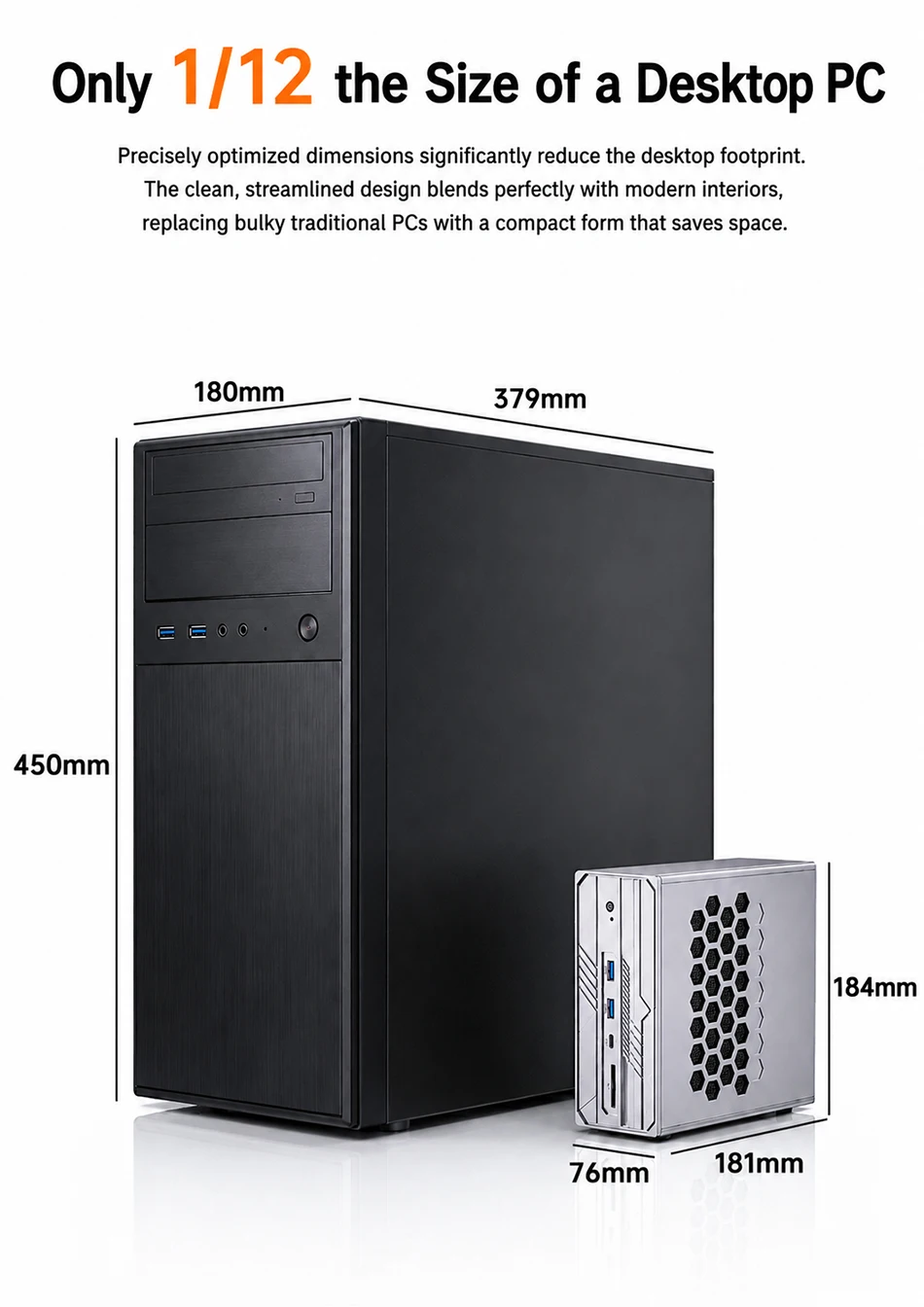 MSECORE AI Max+395 Mini PC AMD Radeon 8060S IGPU 126TOPS AI Compute LPDDR5X 10G+2.5G Dual LAN WiFi6E Windows11 8K Gaming Desktop