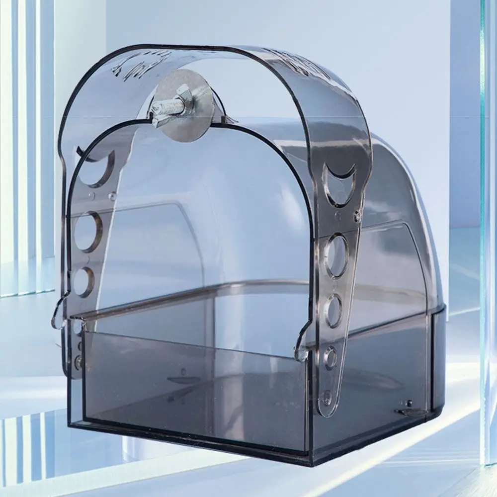 

Wall Mount Bird Shower Box Anti-Slip Multifunctional Parrot Bathtub Plastic Hanging Parakeet Bathing Tub For Parrots Parakeet