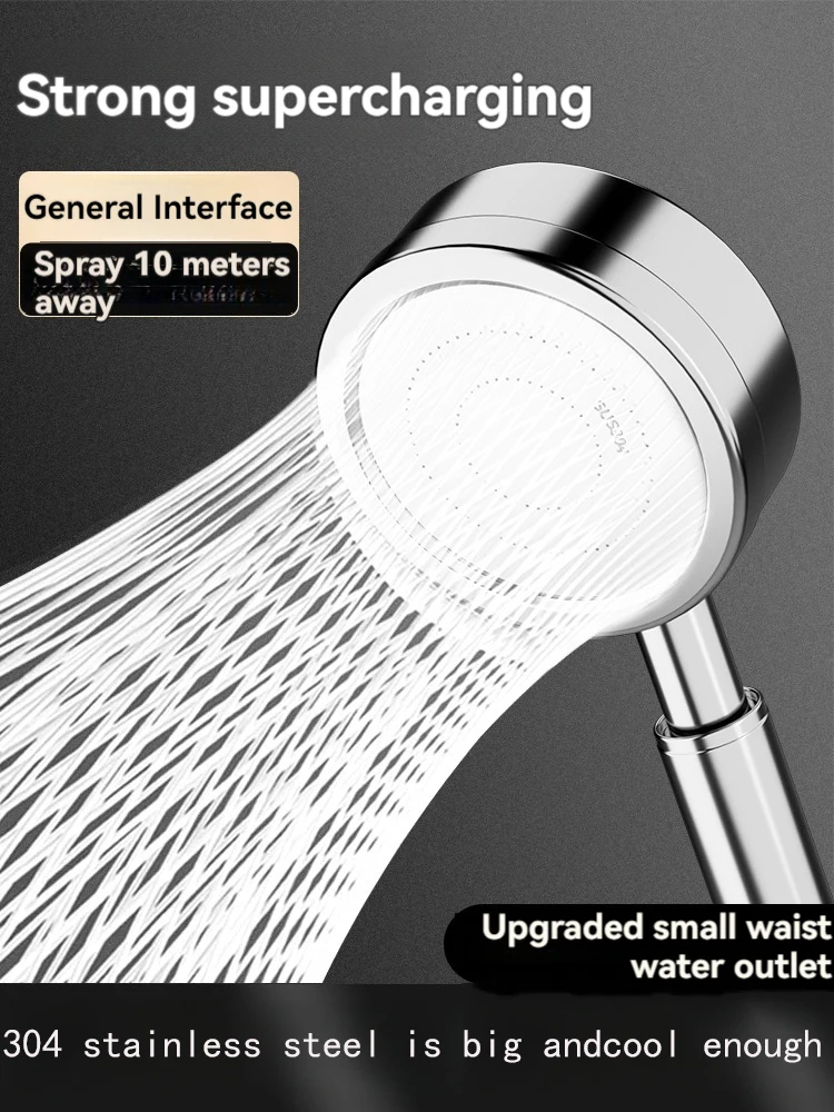 Shower Head with Handheld High Pressure Shower Heads Detachable Shower Head with Hose and Bracket Free Water Pressure Adjustment