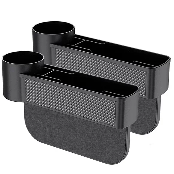 

Carbon fiber pattern car seat crack storage box car decoration products bag seat gap