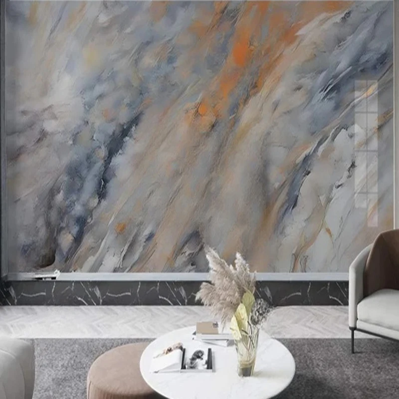 Custom Mural Wallpaper 3D Abstract Marble Texture Wall Painting Background Decoracao Para Quarto Office Home Decor Wall Papers