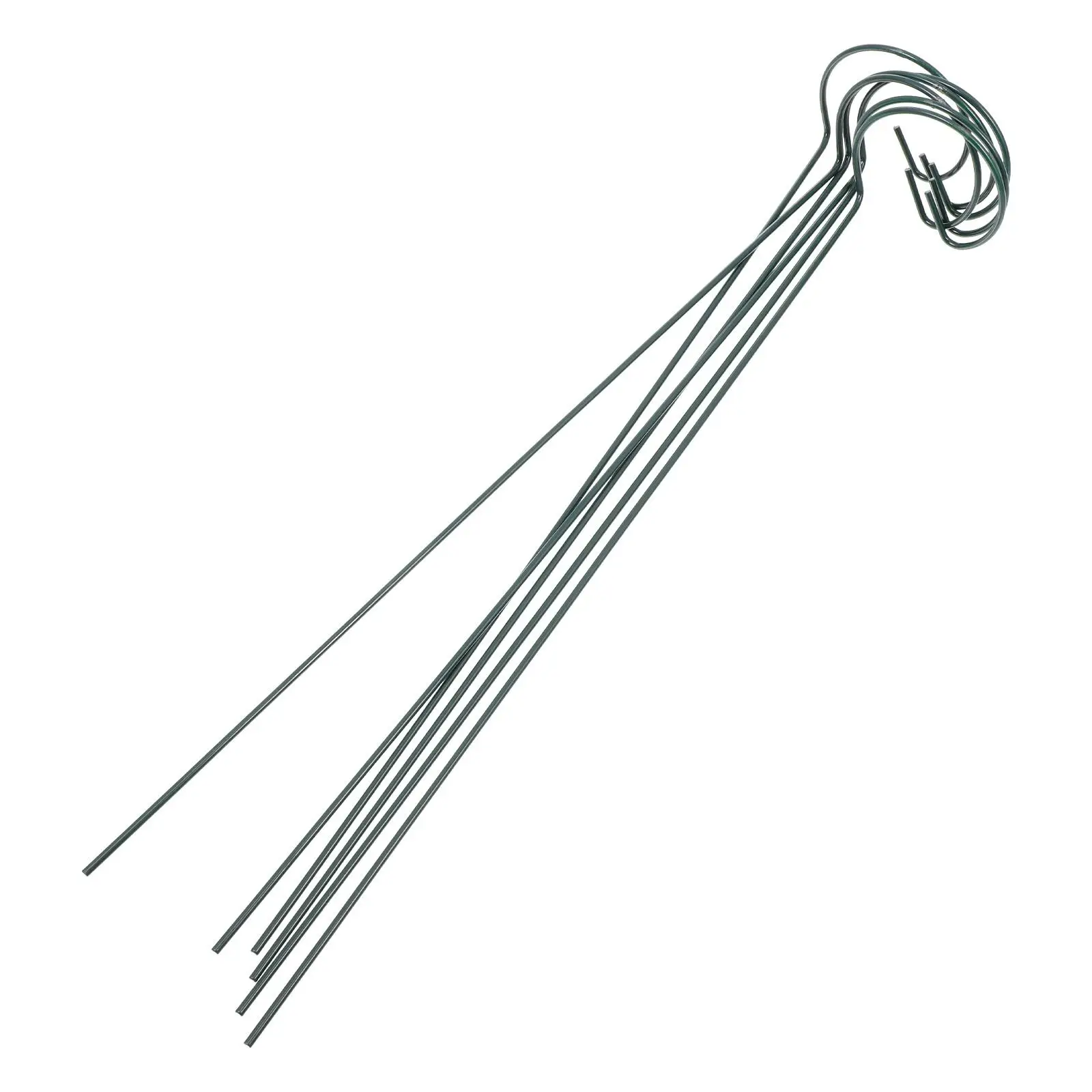 

6 Pcs Support Plant Trellis Stakes 16 Inch Iron Climbing St for Flower Pot Trellis Garden Supplies Use
