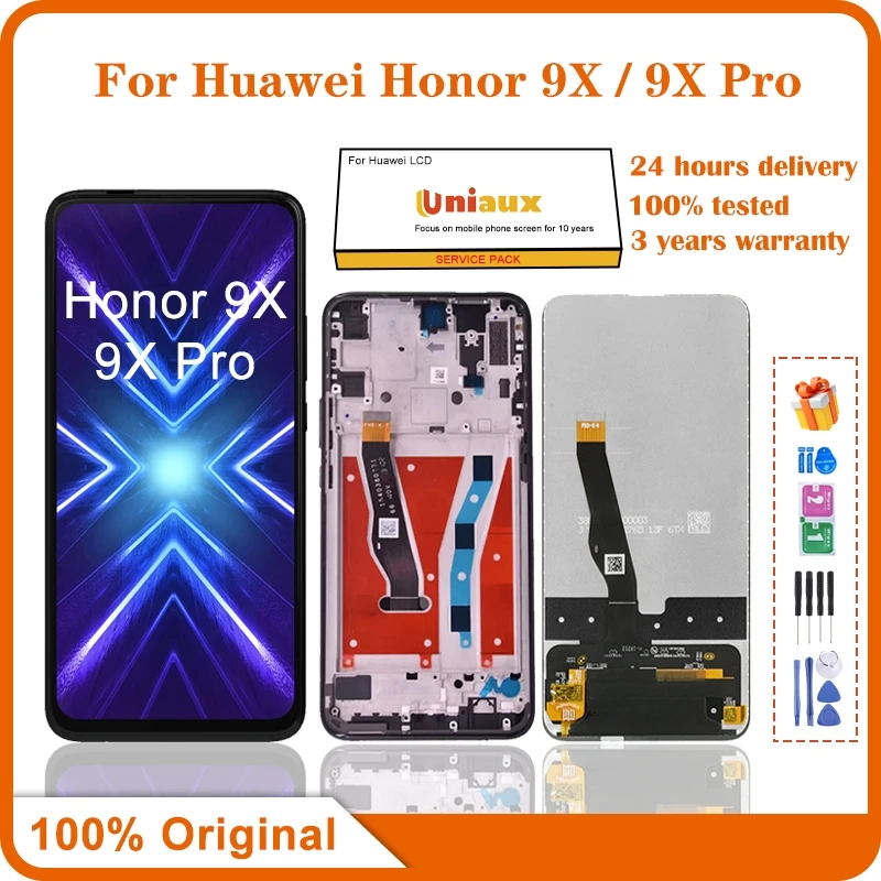 

6.59"Original For Huawei Honor 9X LCD Display Touch Screen Digitizer Assembly Replacement Parts For Honor 9X Pro Display Screen