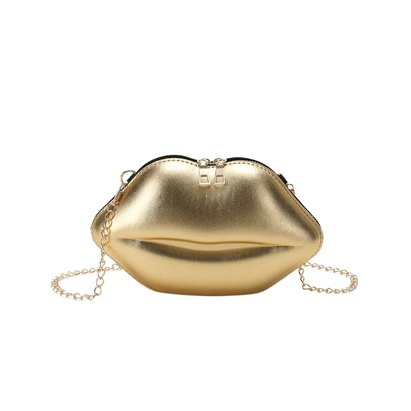 Cool Mouth Shaped Women Chain Bag Fashion Laser Design Shoulder Bag 2023 New Crossbody Bag For Women Handbag And Purse