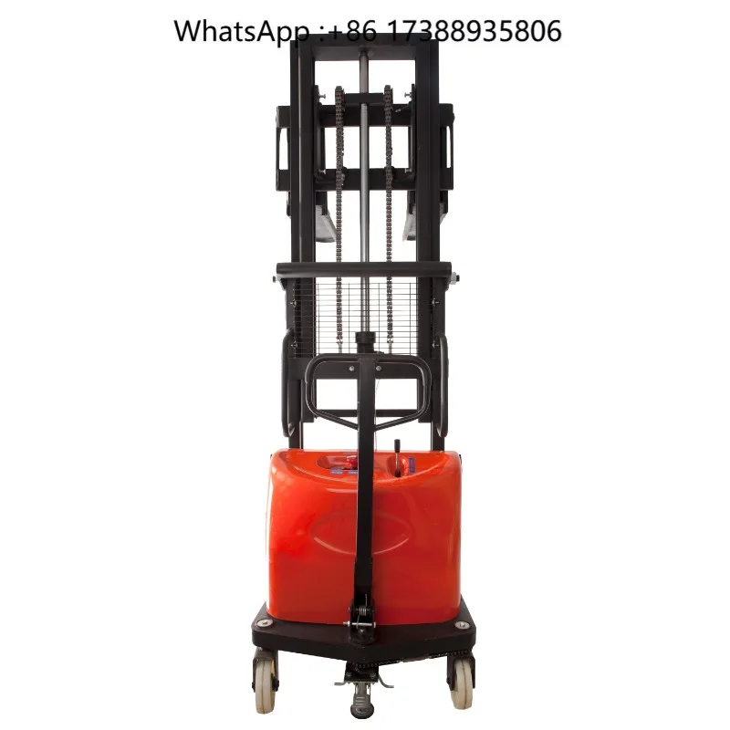 Easy Operating 1.5Ton 2Ton Ac Motor Semi Electric Pallet Stacker With High Quality Hydraulic Cylinder