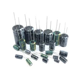 25v 10uf 22uf 33uf 47uf 68uf 100uf 220uf 330 470uf 2200uf 3300uf 4700uf 6800 10000uf alüminyum elektrolitik kondansatör