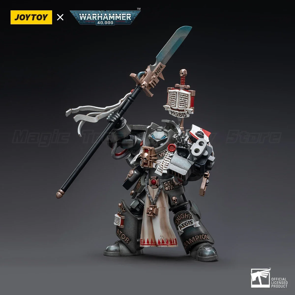 【Na stanie】JOYTOY 1/18 Figurka akcji Warhammer 40K Grey Knights Terminator Jaric Thule Zabawka
