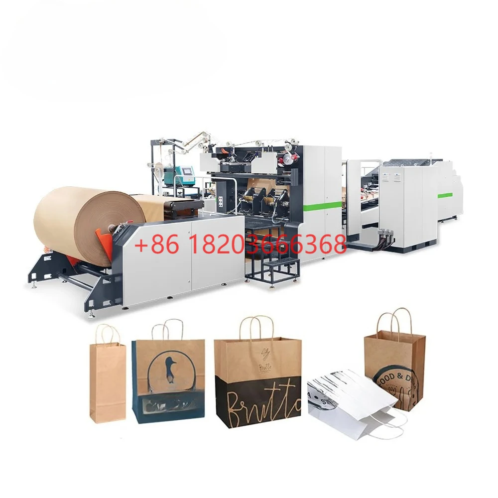 

YG Customized Powered Supermarket Use Twisted Handle Paper Bag Machine Taiwan