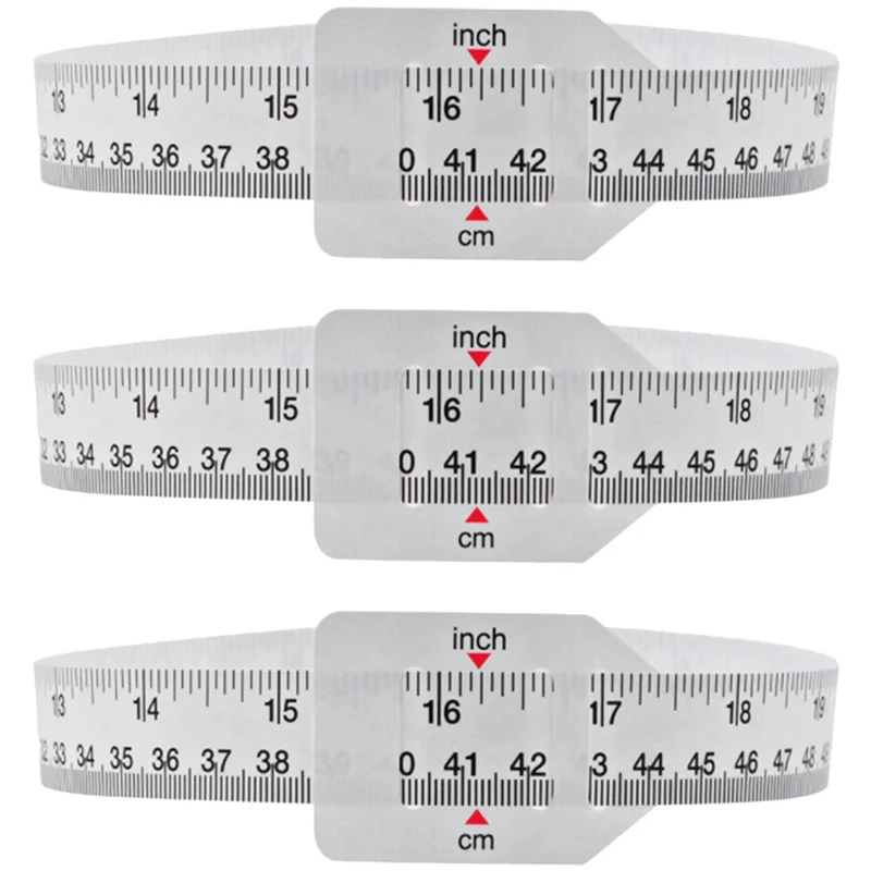 3-Pack Width Measurer to Measure Circumference of Cups, Mugs, Glass Jars and Drinking Glasses DIY Crafts Maker