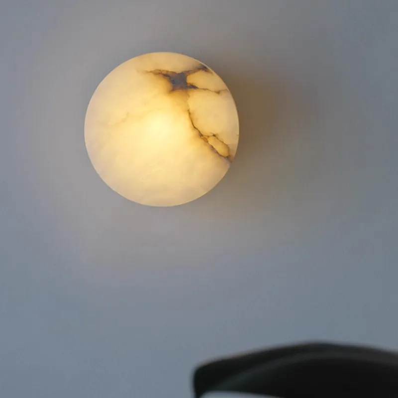 Modern Light luxury High level Sense Natural Cloud Stone Wall lamp Living Room Bedroom Corridor Background Wall Decorative lamp