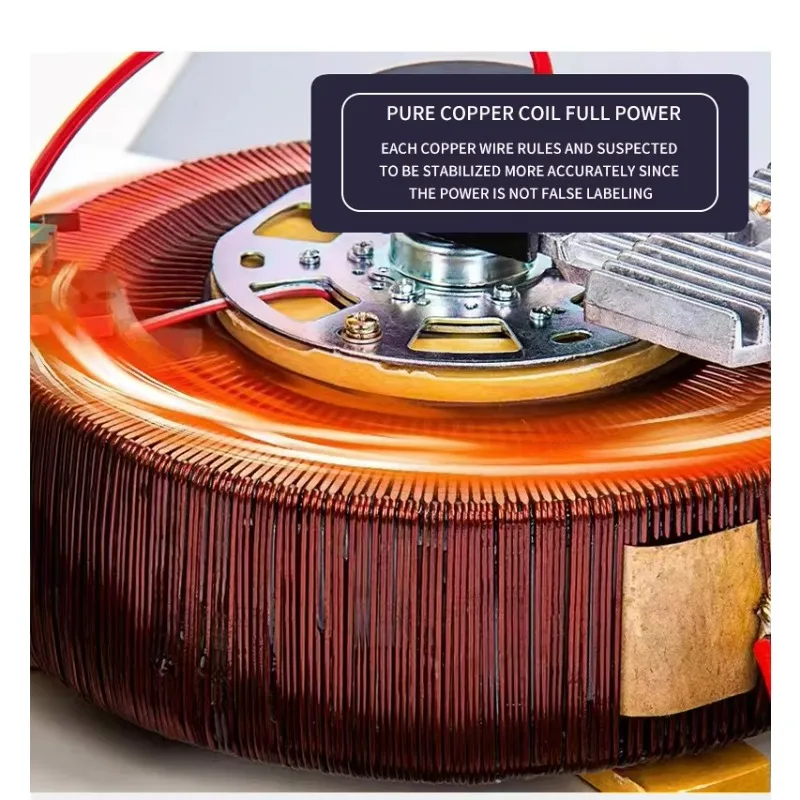 مصنع مخصص TSD-15KVA جدار جبل منظم 220 فولت 100% النحاس الجهد استقرار للأجهزة المنزلية مكيف الهواء