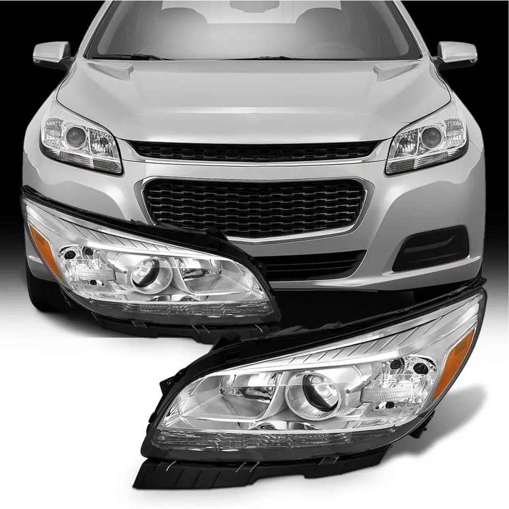 

Headlight Assembly Replacement for 2013 2014 2015 Chevy Malibu 2016 Chevrolet Malibu Limited Headlamp Pair Driver and Passenger