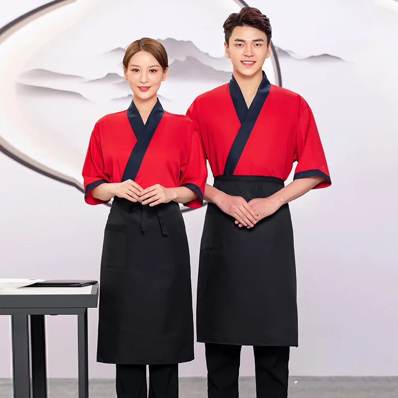 

Dining Waiter Workwear Men's and Women's Four Seasons Japanese Style Hot Pot Restaurant Suit Hanfu