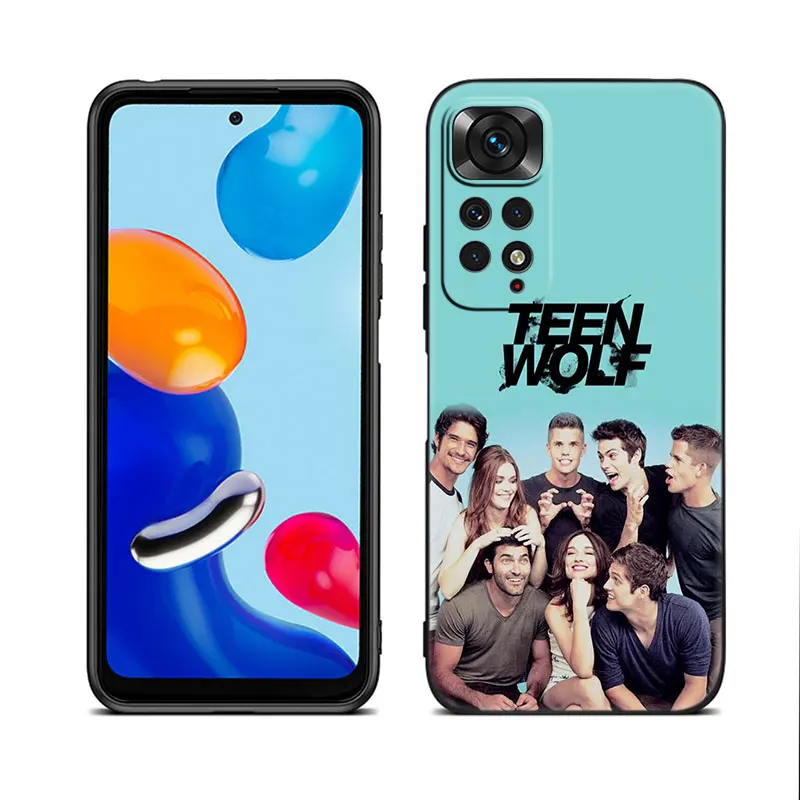 Teen Wolf Black Phone Case For Xiaomi Redmi Note 12 + 11 11S 11T 11E 10 10T 5G 10S 9S 9 8T 7 6 Pro Silicone Cover