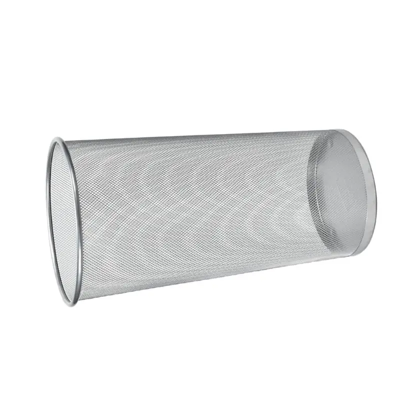 652F Modern Hollow Out Metal Umbrella Holder For Indoor Use Durable Steel Construction Nonslip Base Holds 15 Umbrellas