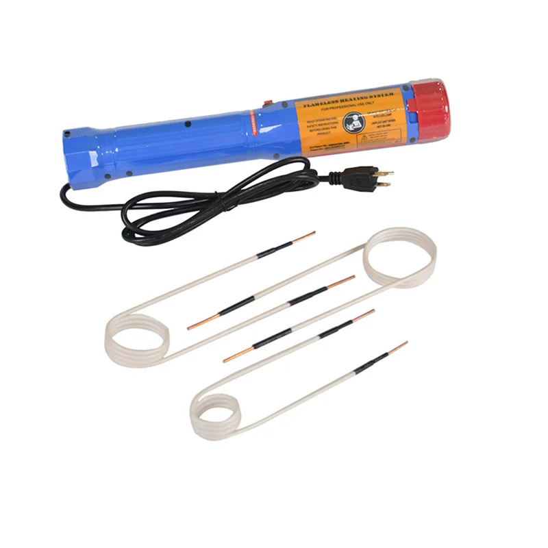 1100 واط المغناطيسي جهاز تسخين حثي عدة 110 فولت/220 فولت السيارات عديمة اللهب الحرارة التعريفي آلة التدفئة 3 لفائف أداة إصلاح السيارات