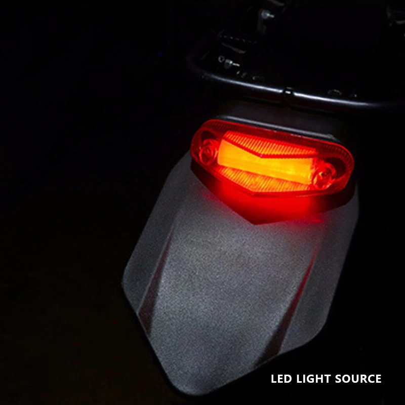 Motorcycle LED Tail Light Rear Fender Brake Stop Taillight MX Trail Supermoto Fit For KTM EXC 250 450 530 Universal Accessories