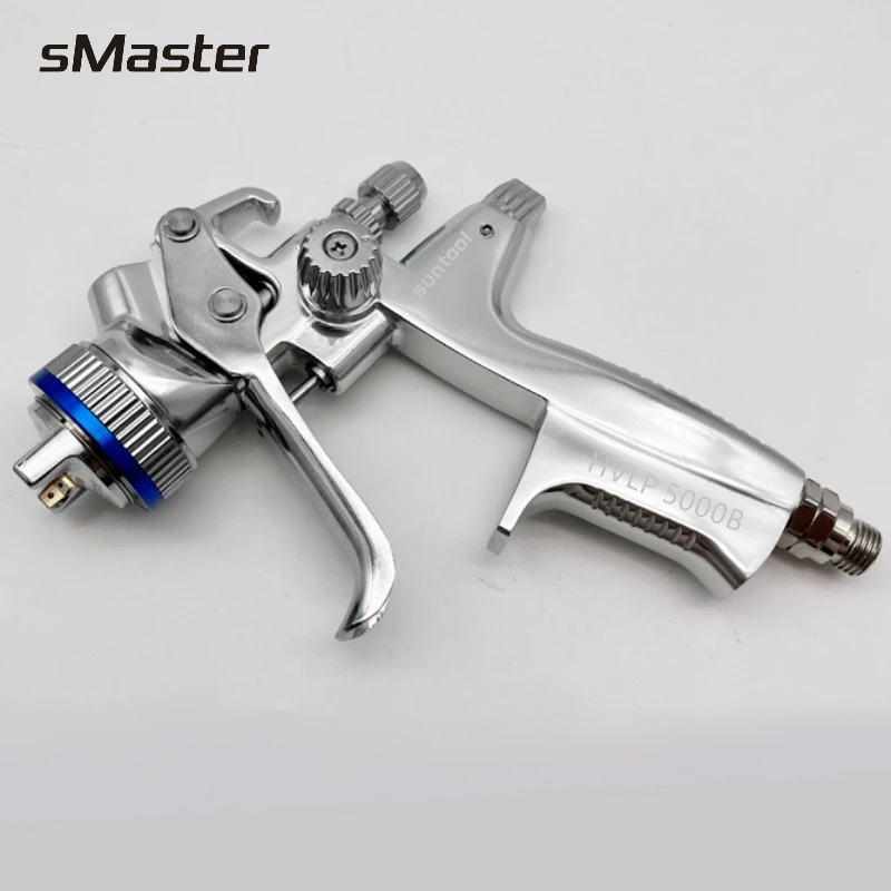 Smaster Silver 1.3mm Air Spray Gun  Kit Car Repair Spray Paint Gun Airbrush For Painting Car 4000B 5000B 5500B