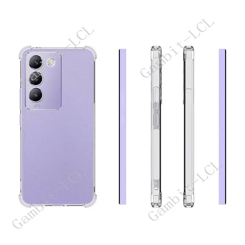 For Vivo V40 SE 5G T3 Y200e 5G V40SE 6.67" 2024 Silicone Smartphone Phone Protective Back Shell Soft TPU Case image 2