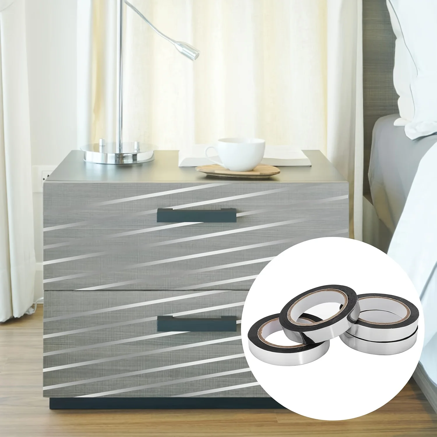 1/2pcs Metallic Silver Mirror  - Art Craft Mirror recension och pris