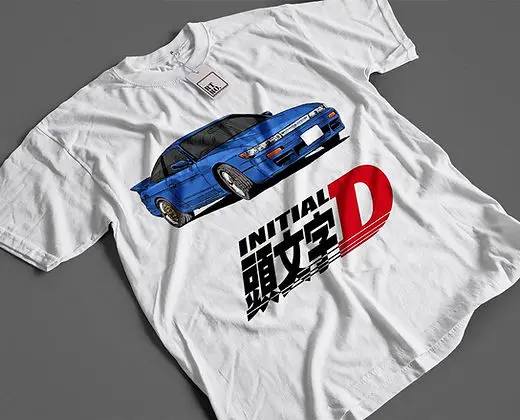 

Хлопковая аниме рубашка Initial D