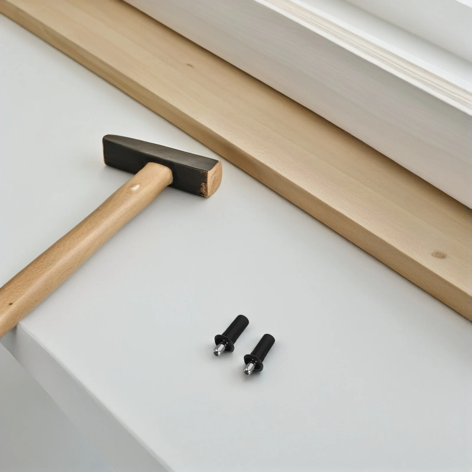 20Pcs Cabinet Door Repair Pins Sturdy Shutter Fasteners with Spring Loaded Mechanism for Smooth Noise Reduction Universal Hinge