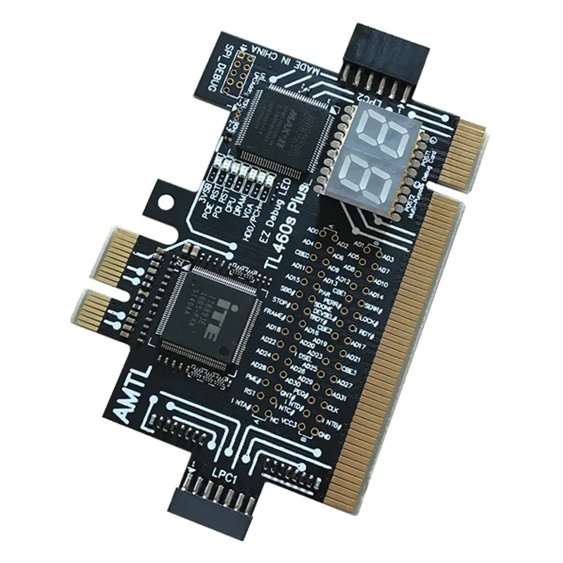 Многоцелевая карта отладки TL460, компьютерная тестовая карта PCI-E, диагностическая карта LPC DEBUG, автоматически распознавает материнскую плату