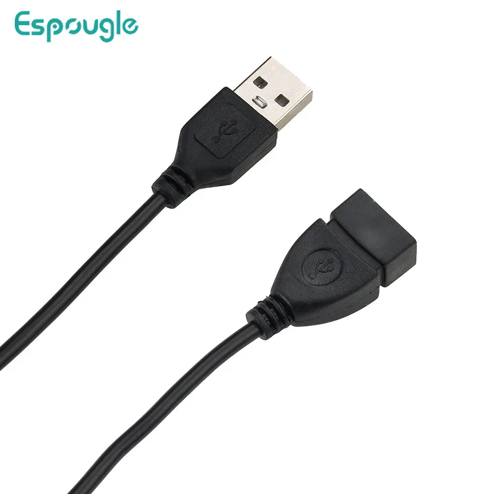 

100pcs 1M USB 2.0 Extension Cable Male To Female Data Cord Wire for PC TV Camera Cell Phone Hard Disk