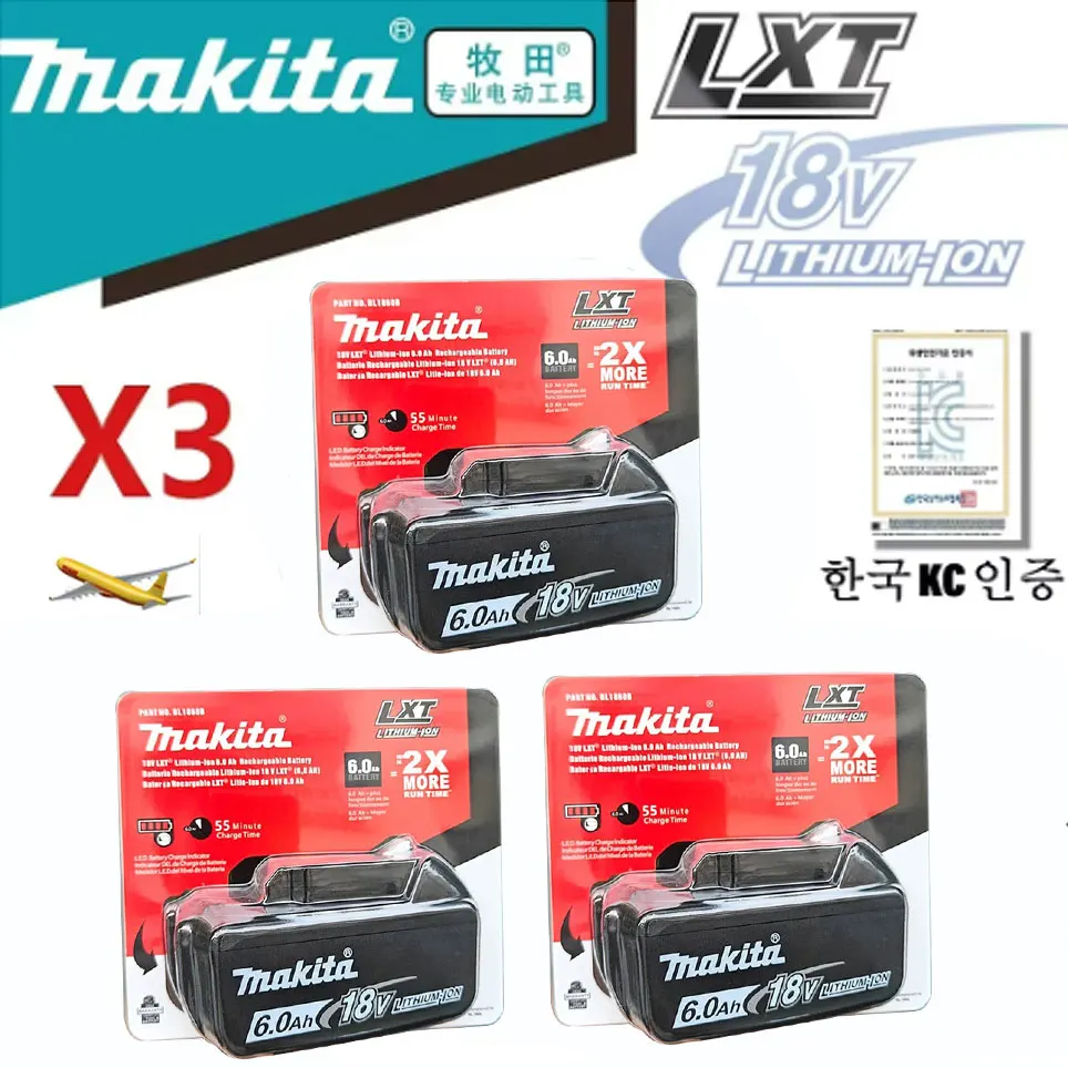 

Genuine/Original Makita 18v battery bl1850b BL1850 bl1860 bl 1860 bl1830 bl1815 bl1840 LXT400 6.0Ah for makita 18v tools drill