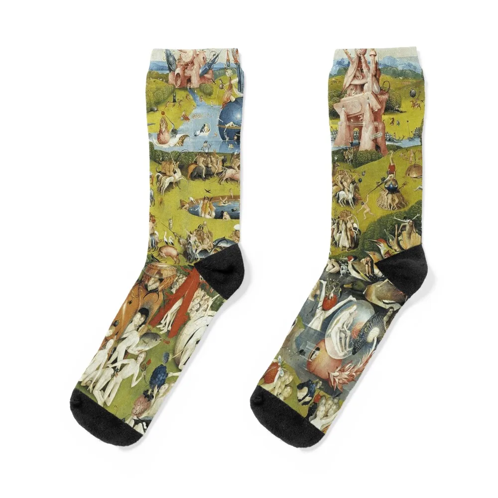 

The Garden of Earthly Delights by Hieronymus Bosch Socks Rugby winter gifts Thermal man winter Novelties Boy Socks Women's