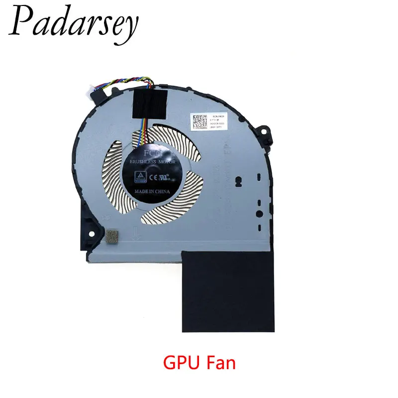 Padarsey-ventilador de refrigeración GPU para CPU de ordenador portátil, repuesto para ASUS Rog Strix 17 GL703 GL703GS GL703GS-DS74 GL703GM S7B S7BM S7BS Series