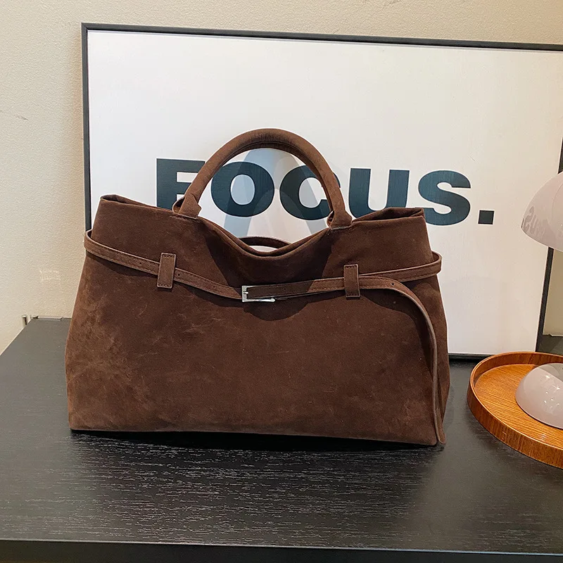 

Новая женская сумка — универсальная сумка через плечо в стиле ретро, замшевая сумка в стиле Ядана