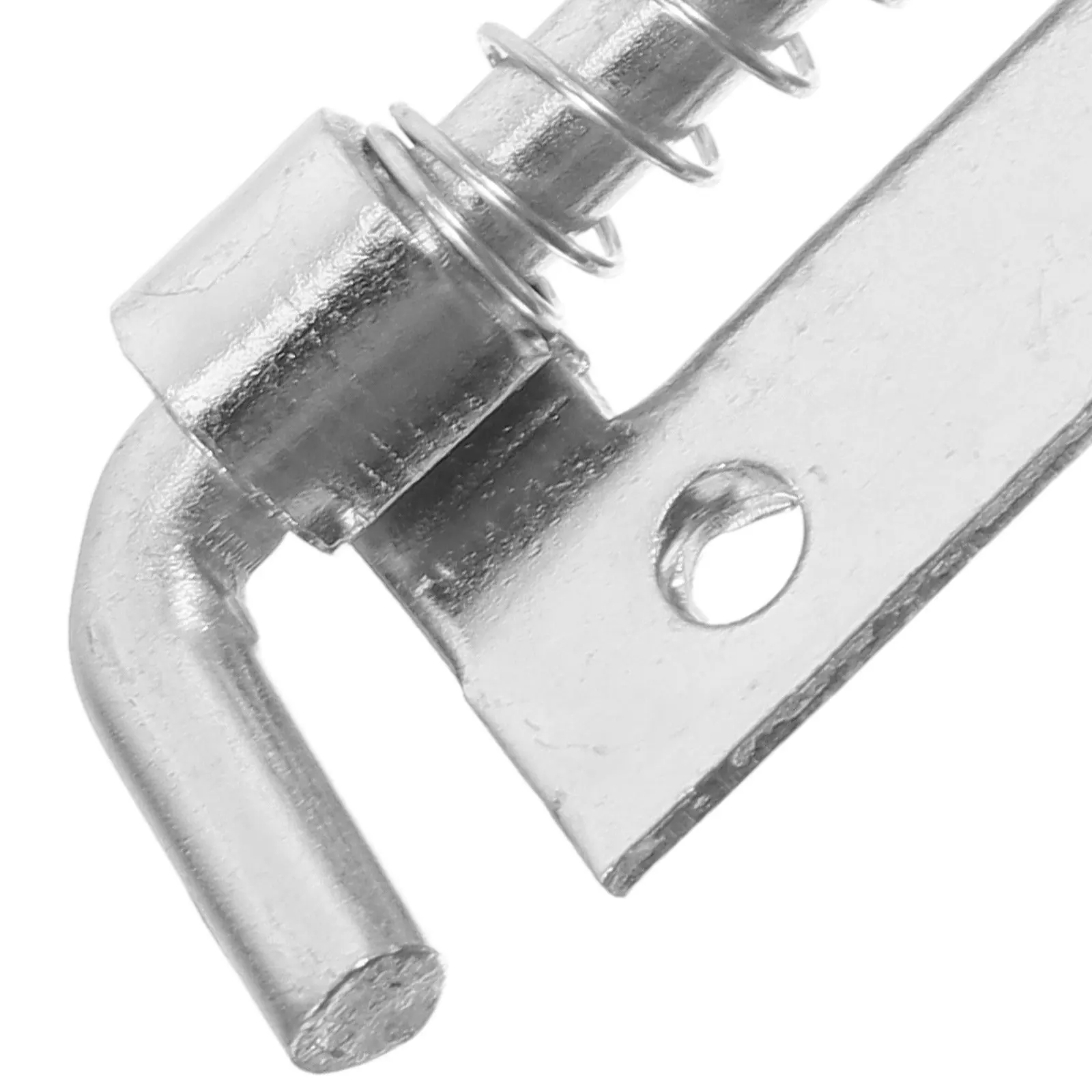 10Pcs Spring Latch Galvanized Iron High Strength Spring Loaded Latch for Gate Door Cabinet Warehouse Security Barrel Bolt Lock