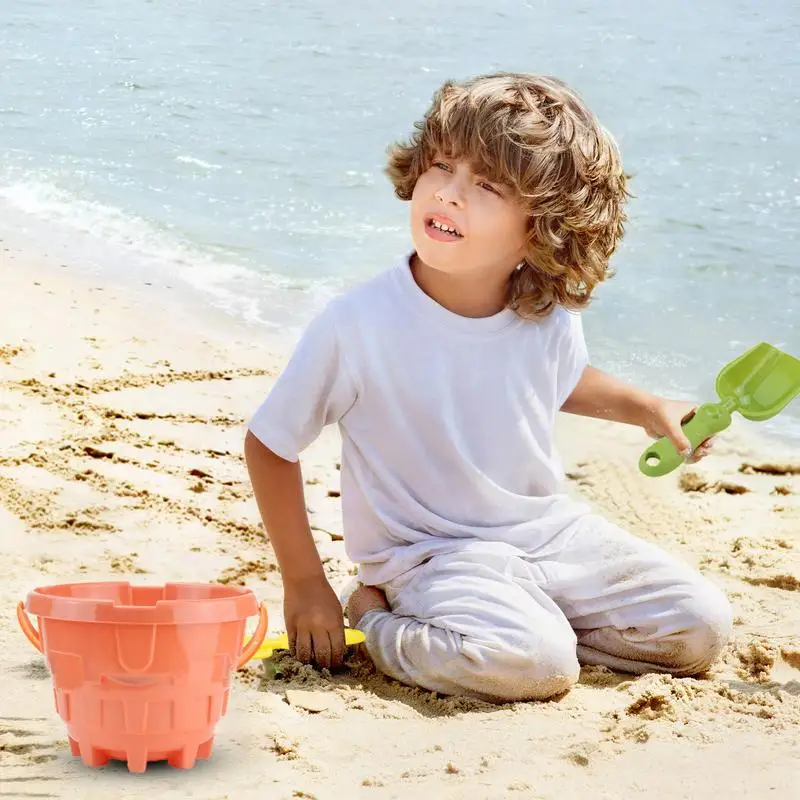 9Pcs Beach Sand Toy Children's Sand Play Tools Animal Sand Molds Summer Beach Bucket Shovel Combination Outdoor Games Beach Toys