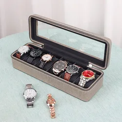 Luxury Watch Travel Roll Case Holder Jewelry Dispaly Box Gift for Men/Women Leather Watch Roll Box Organizer TOP