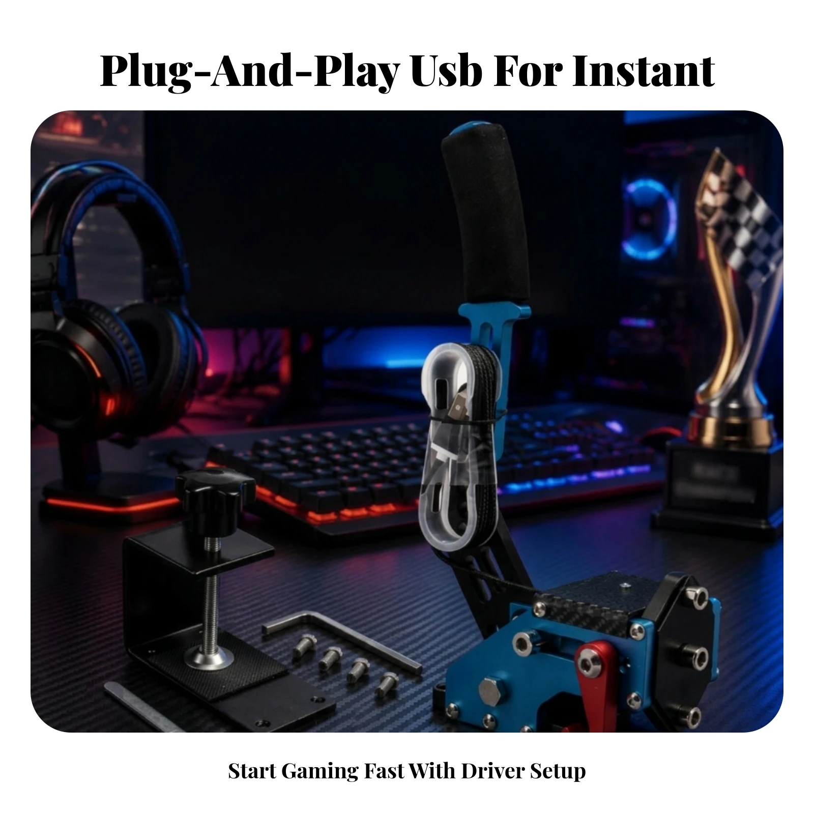 Hamulec ręczny USB do gier z p – Gaming Accessories Driving recenzja i cena