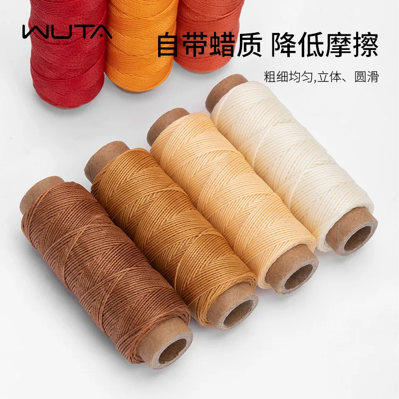 Small Shaft Round Wax Thread Non-loose Strands DIY Handmade Leather Goods Hand-sewn Leather Round Wax Thread, Sewing Sewing Bag