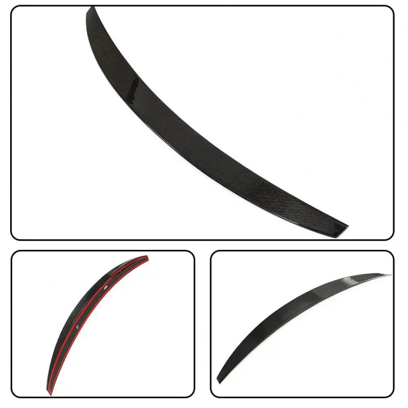 Accessories Premium Car AccessoriesCar A5 Sedan S5 Real Carbon Fiber Trunk Spoiler Rear Bumper Wing Body Kit Durable 3