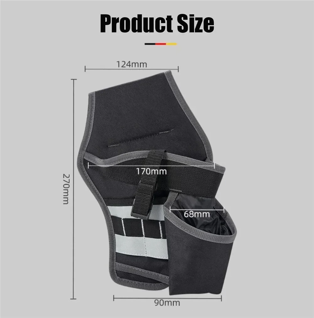 New Portable Durable Canvas Cordless Drill Holder Drill Cordless Screwdriver Tool Belt Pouch for Electrician Carpenters Builders