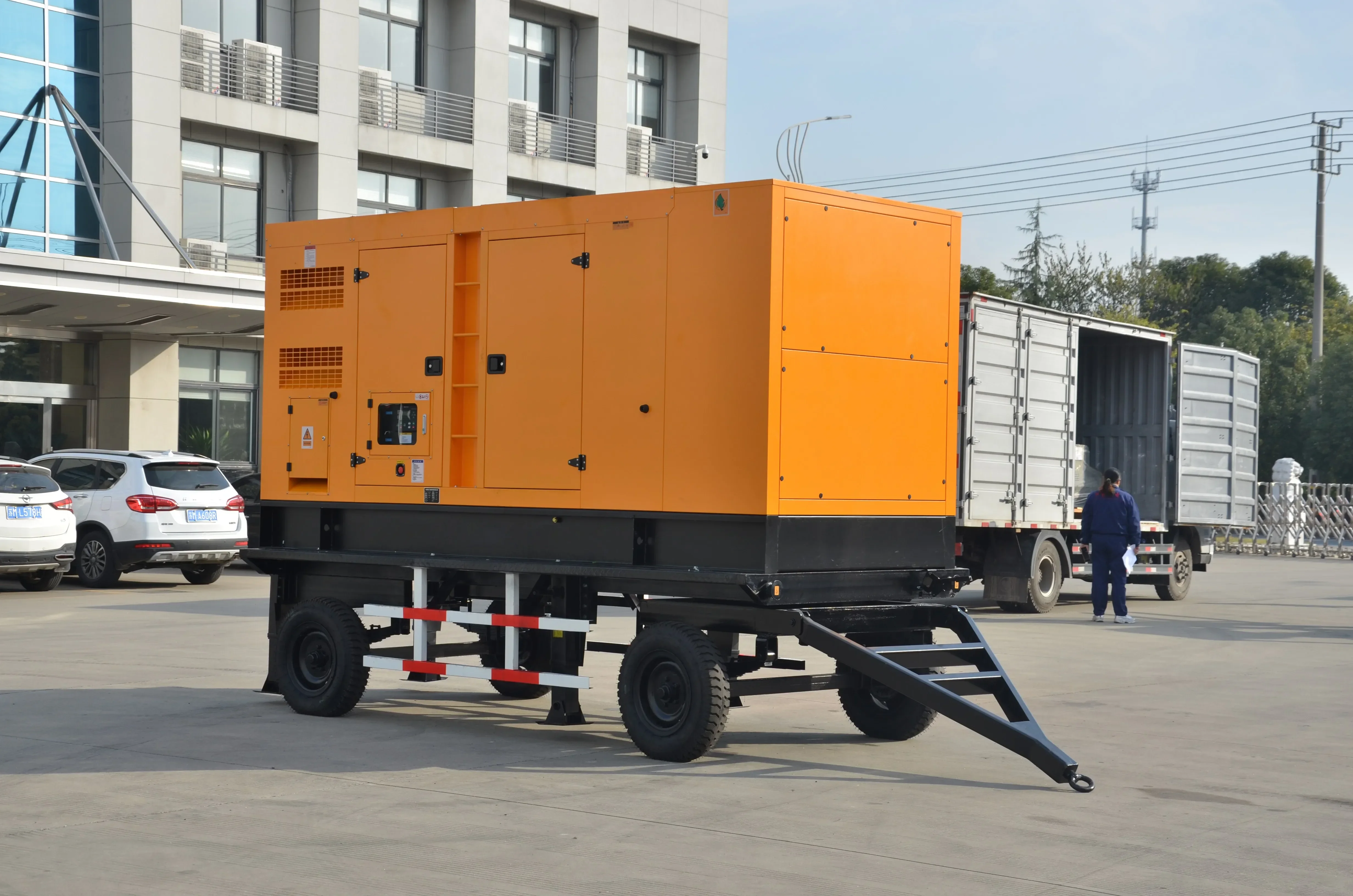 Cummins Engine 250 KW Silent Trailer Diesel Generator Set