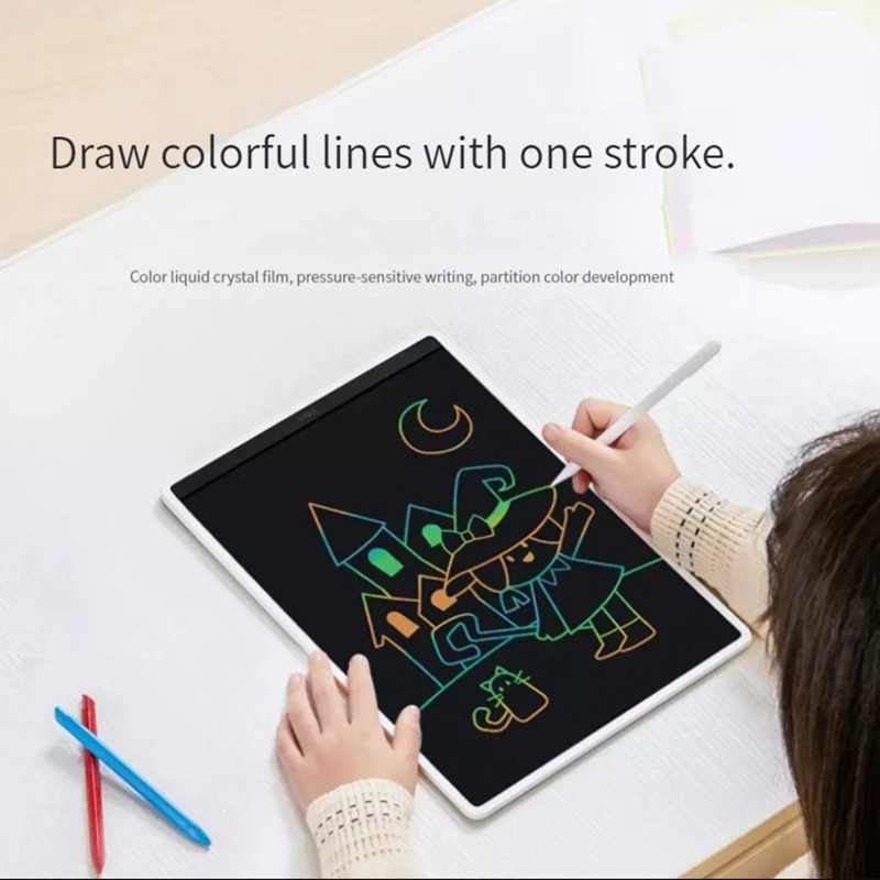 Xiaomi Mijia LCD tableta de escritura a Color con bolígrafo dibujo Digital almohadilla de escritura a mano electrónica mensaje tablero gráfico colorido 10 pulgadas