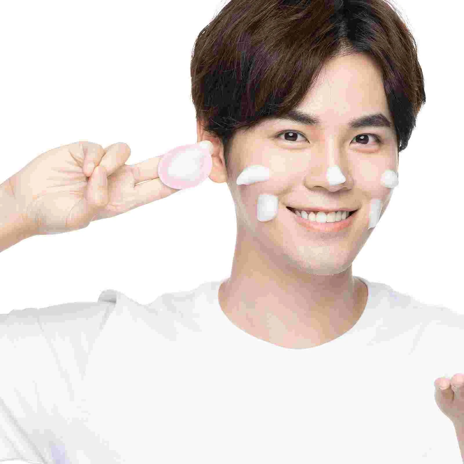 6 Pcs Deep Cleansing Exfoliating Facial Brush Silicone Female Scrub Face Exfoliator Cleanse Scrubber Silica Gel