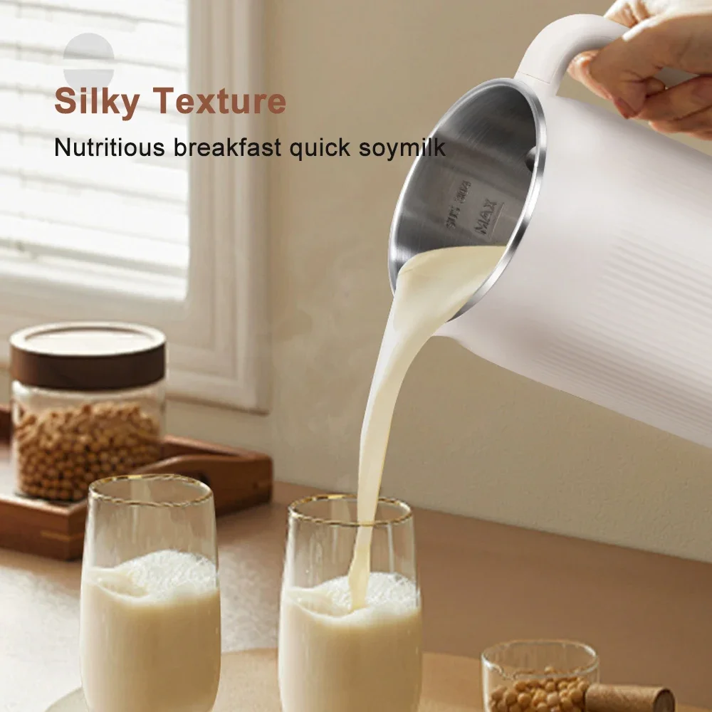 for 1000ML Electric Soybean Milk Machine Automatic Intelligent Food Blender Filter-free Soy Milk Maker Rice Paste Maker Kettle