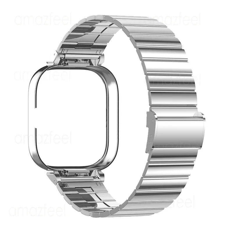 Metal Strap Case Protector for Redmi Watch 4 Watchband for redmi watch 4 Stainless Steel Wristband redmiwatch 4 Bracelet Frames