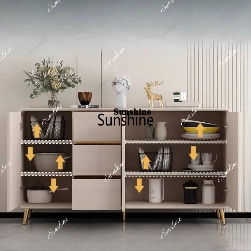 White Senior Sense Living Room Cabinets Rustic Drawers Space Saving Cabinets Modern Narrow Gabinete De Almacenamiento Furniture view 3