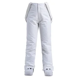 Calças de esqui impermeáveis para homens e mulheres, roupas de snowboard, esportes ao ar livre, calças de neve, macacão quente, novo inverno 2022