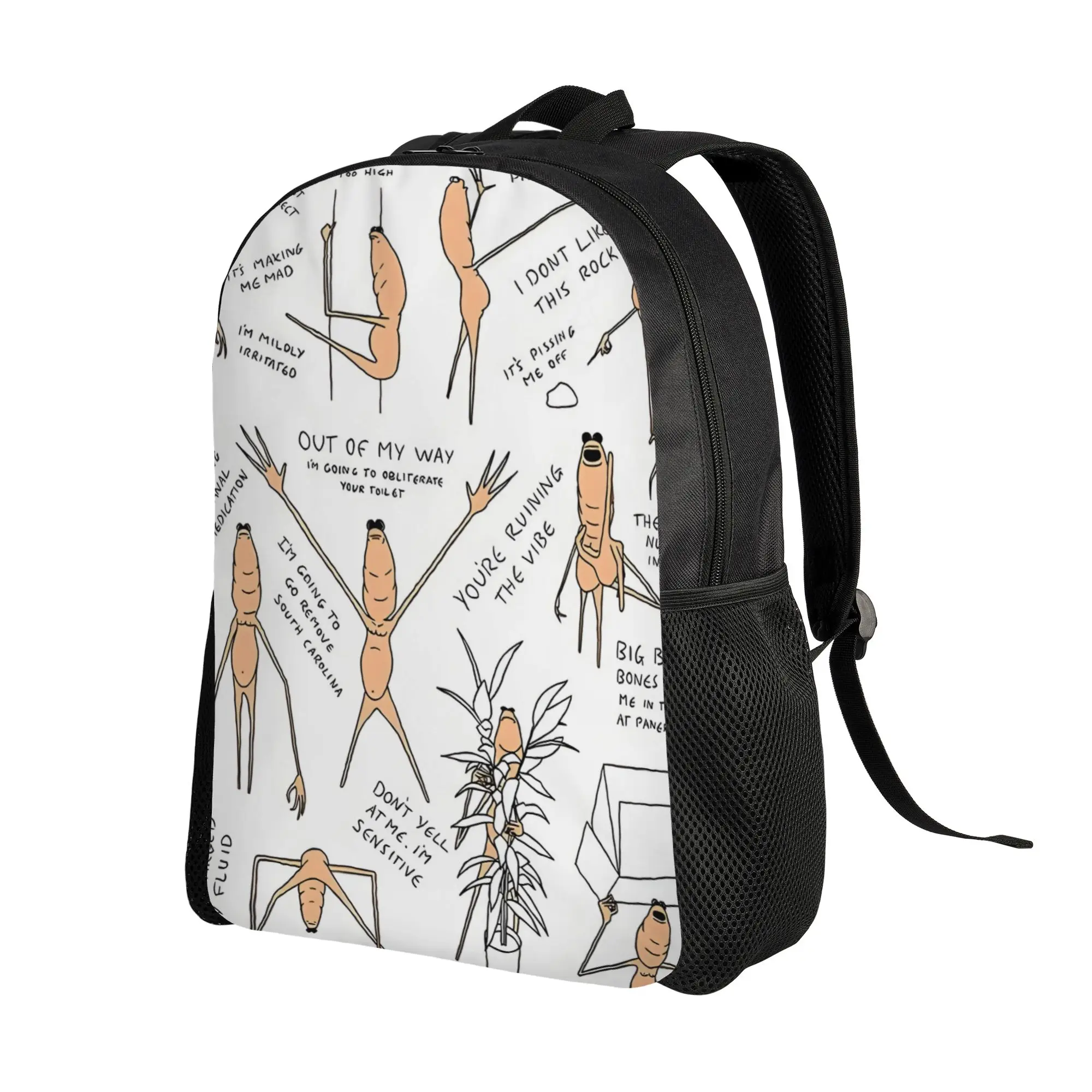 Marcus The Worm Handbag Back to school season Marcus The Worm  Zipper Closure Backpack