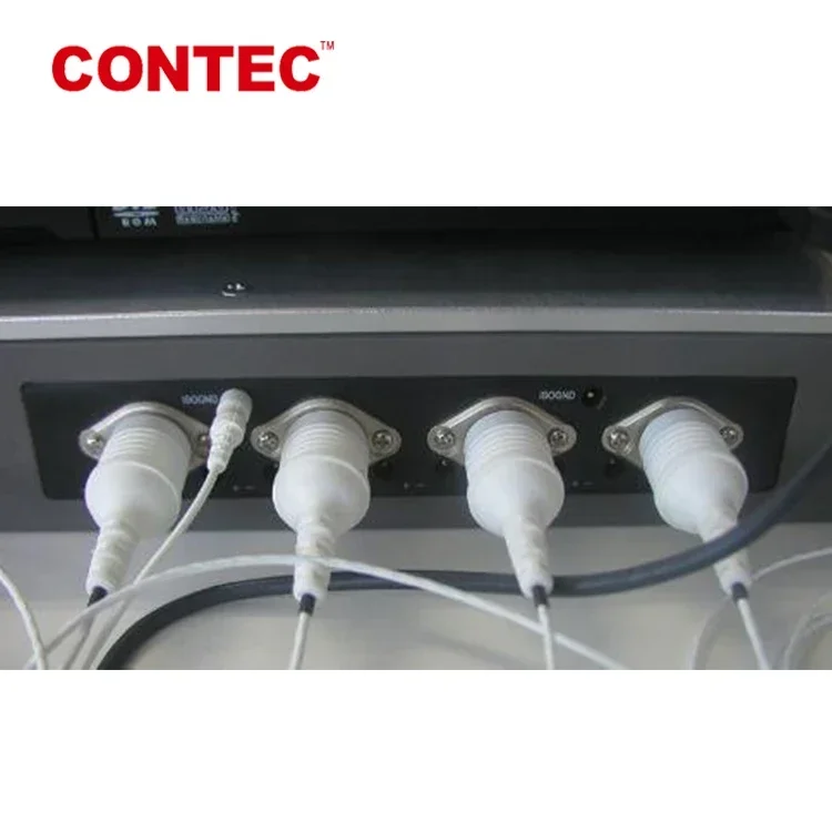 CONTEC CMS6600B نظام EMG/EP ذو 4 قنوات قائم على الكمبيوتر، آلة الكهرومغرام الكهربائي، مقطورة الكهرباء الكهربائية #4