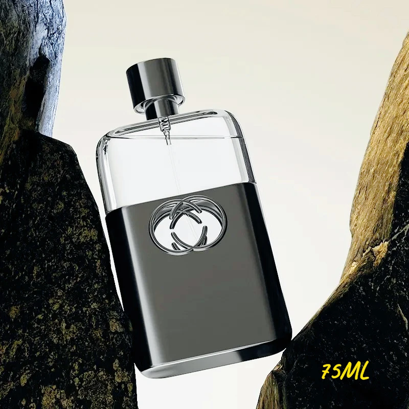

75 ML Men Cologne - Fresh Citrus & Spice Eau De Cologne, Long-Lasting Luxe Scent for Day/Night, Gift Box parfum homme perfume